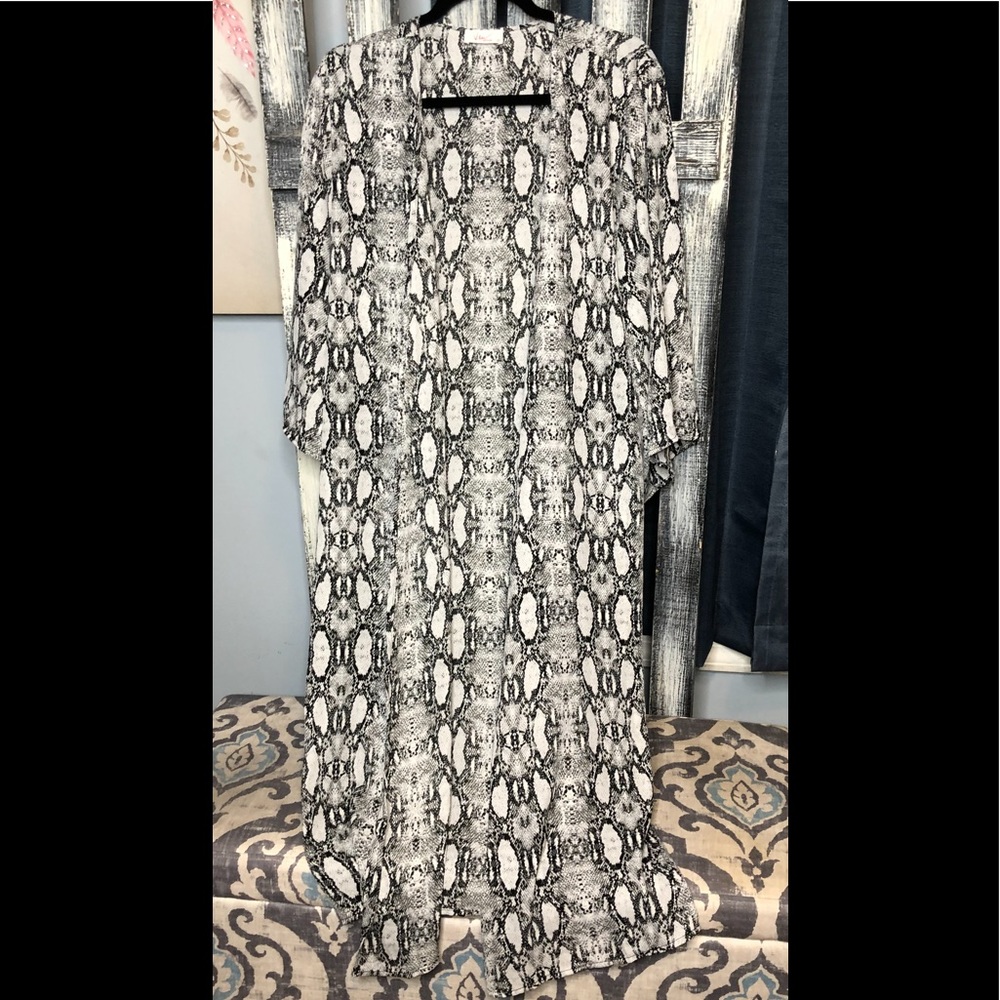 Snakeskin Duster Kimono